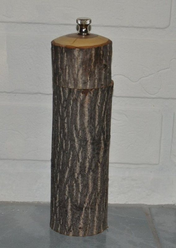 Branch wood pepper mill